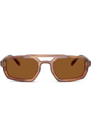 Emporio Armani Transparent rectangle sunglasses