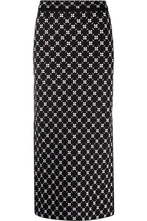Lanvin Jacquard knitted skirt