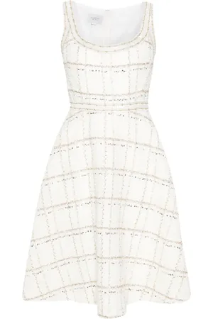 Giambattista Valli Flared boucl?? mini dress
