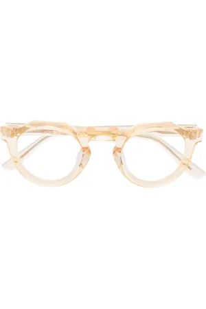 LESCA Pica transparent square-frame sunglasses