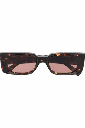 CUTLER & GROSS Rectangle frame tortoiseshell sunglasses