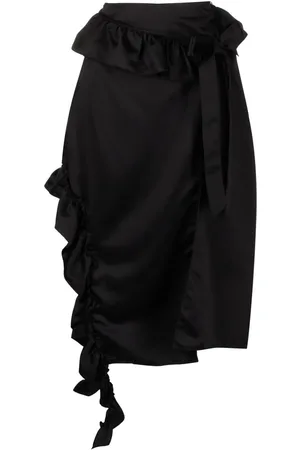 Rokh Ruffle-trim midi skirt