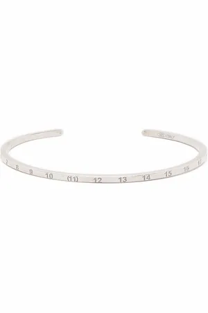 Maison Margiela Numbers-engraved cuff bracelet
