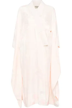 A.N.G.E.L.O. Vintage Cult 1960s floral-jacquard kimono