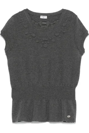 CHANEL 2010s wool top