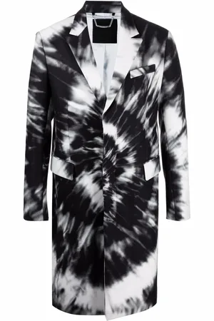 Philipp Plein Single-breasted tie-dye coat