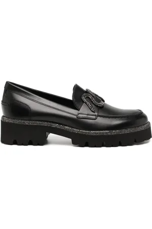 RENE CAOVILLA Morgana 40mm leather loafers