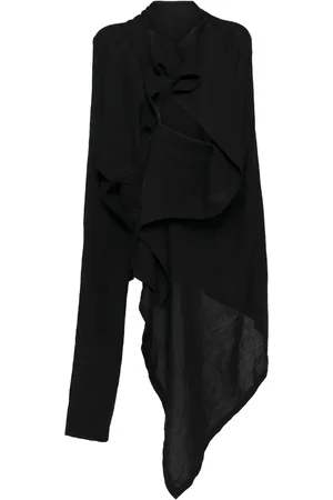 YOHJI YAMAMOTO Draped linen jacket