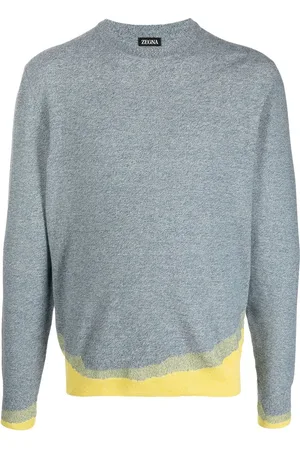 Ermenegildo Zegna Ribbed-knit crew neck sweatshirt