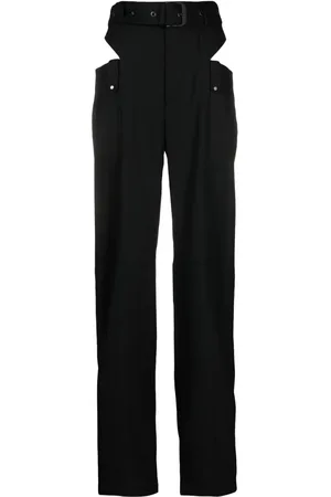 SSHEENA High-waisted wool trousers