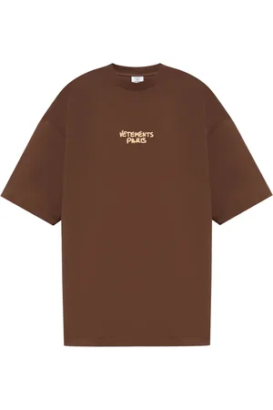 Vetements Logo-print cotton T-shirt