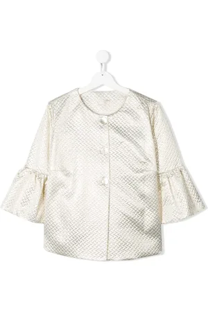 MONNALISA TEEN textured jacket