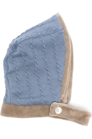 LA STUPENDERIA Faux-fur trim knitted hat