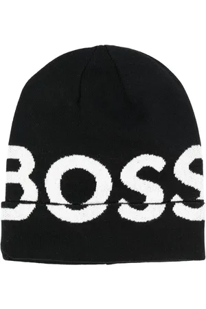 HUGO BOSS Logo-print cotton beanie