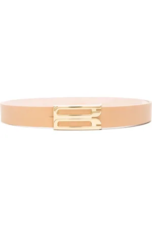 Victoria Beckham Frame leather belt