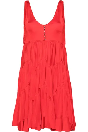 Lanvin Gathered-detail sleeveless dress