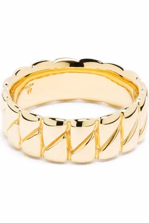 TOM WOOD 9kt yellow Drop ring