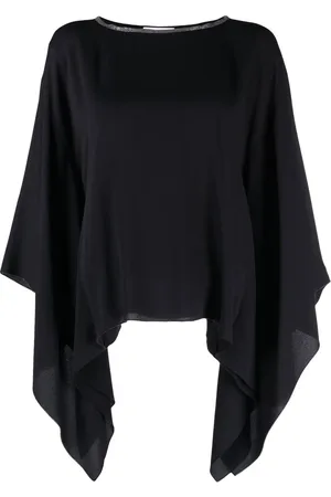 Fabiana Filippi Draped-sleeve blouse