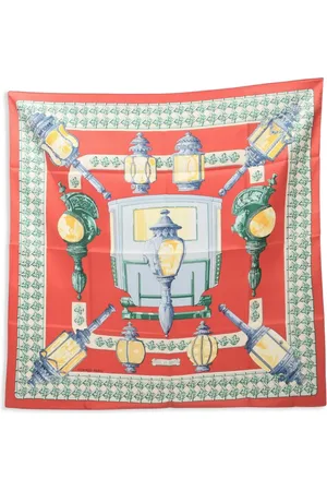 Hermès 2010s Carr?? 90 Feux De Route scarf