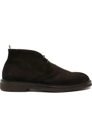 Officine creative Low-top lace-up suede boots