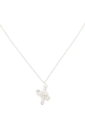 Lee X alphabet pendant necklace