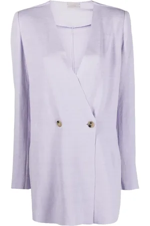 MRZ Double-breasted linen coat