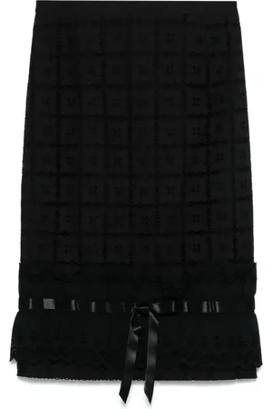 Dolce & Gabbana 2000s broderie-anglaise skirt