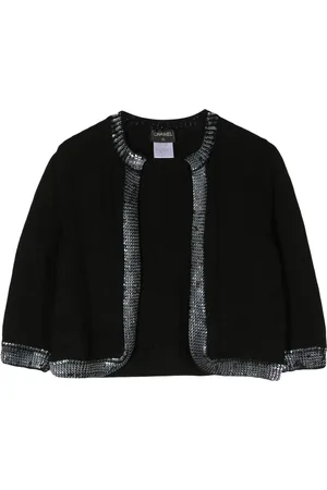 CHANEL 1999 sequin-embellished cropped cardigan