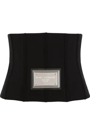 Dolce & Gabbana Logo-plaque corset belt