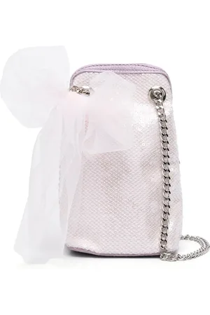 MONNALISA Snakeskin-effect leather bucket bag