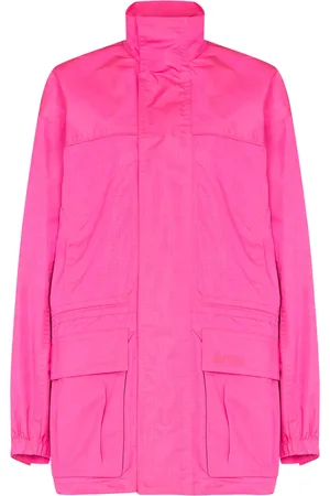 Balenciaga Logo-embroidered oversized jacket