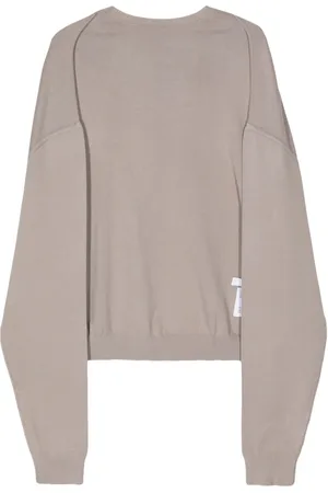 Rokh Logo-patch knitted cape
