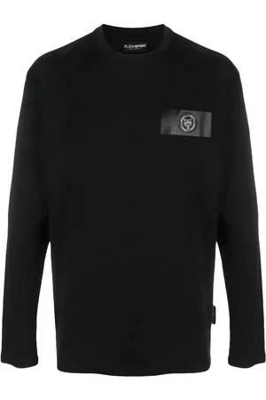 Philipp Plein Logo-patch long-sleeved T-shirt