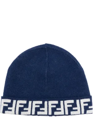 Fendi Logo-intarsia beanie
