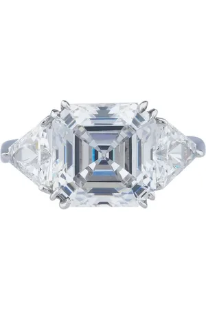 FANTASIA BY DESERIO 14kt white gold simulated-diamond ring