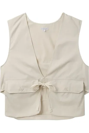 ENGINEERED GARMENTS V-neck cotton vest