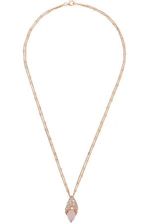 STEPHEN WEBSTER 18kt gold crab pincer necklace