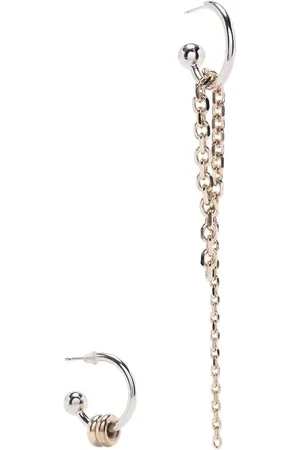Justine Clenquet Moor mismatch hoop earrings