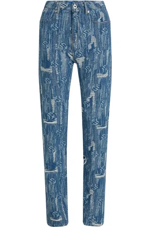 Karl Lagerfeld Logo-print straight-leg jeans
