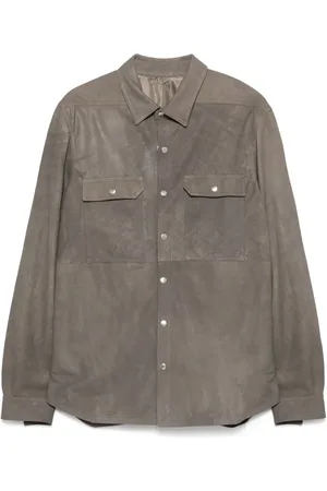 Rick Owens Leather shirt jacket