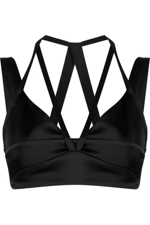 REV Strap-detail sleeveless cropped top