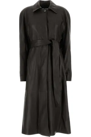 MAGDA BUTRYM Belted leather jacket