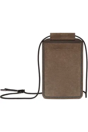 Brunello Cucinelli Suede phone bag