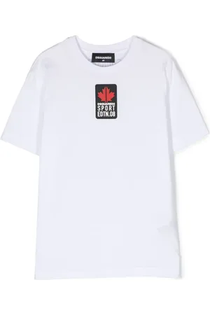 Dsquared2 Logo-print short-sleeved cotton T-shirt