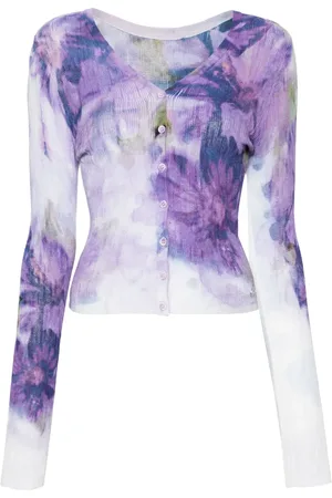 Twin-Set Dual floral-print cardigan