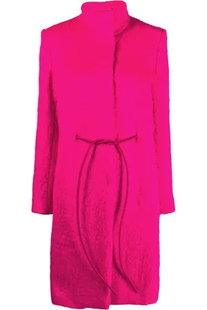 GENNY High-collar belted coat
