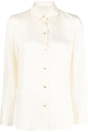 Vince Pointed-collar long-sleeve shirt