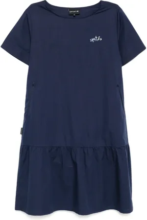 AGNÈS B. Embroidered-logo dress