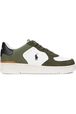 Ralph Lauren Masters Court contrasting-panel sneakers