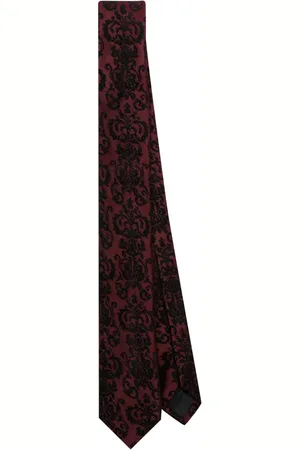 Dolce & Gabbana 2000s flocked tie